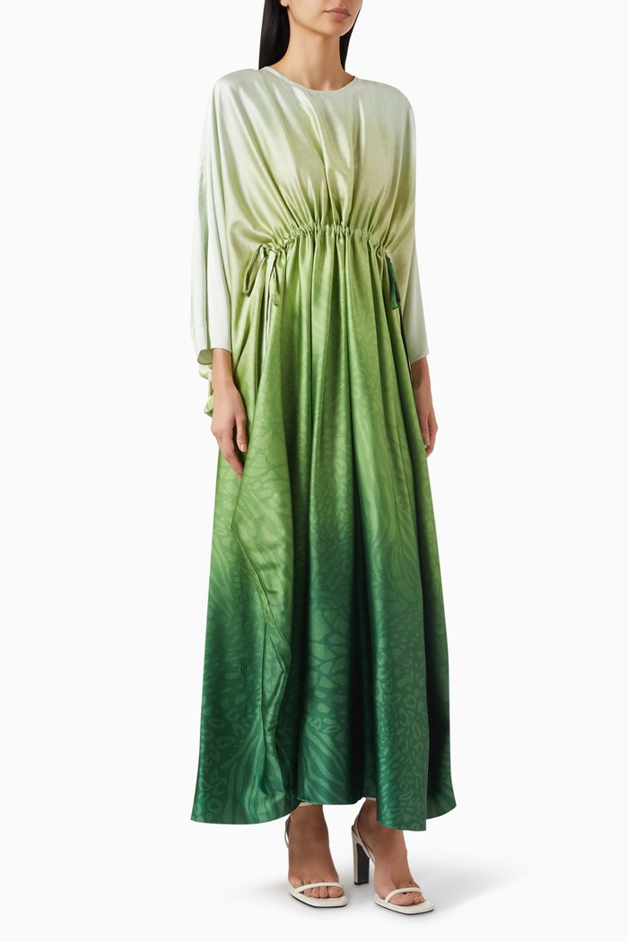 

Alya Butterfly Kaftan, Green