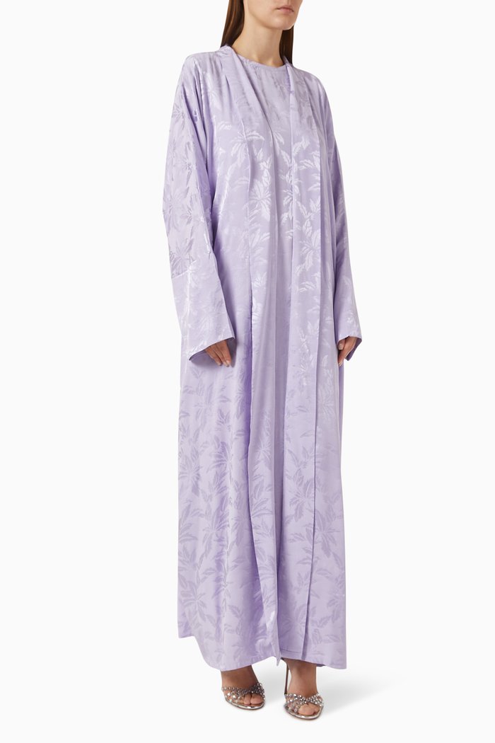 

Najma Isabella Kaftan Set in Viscose, Purple
