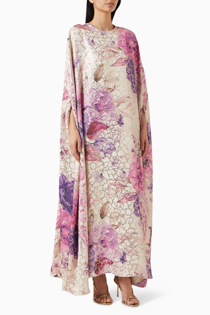

Marya Tent Kaftan in Viscose, Purple
