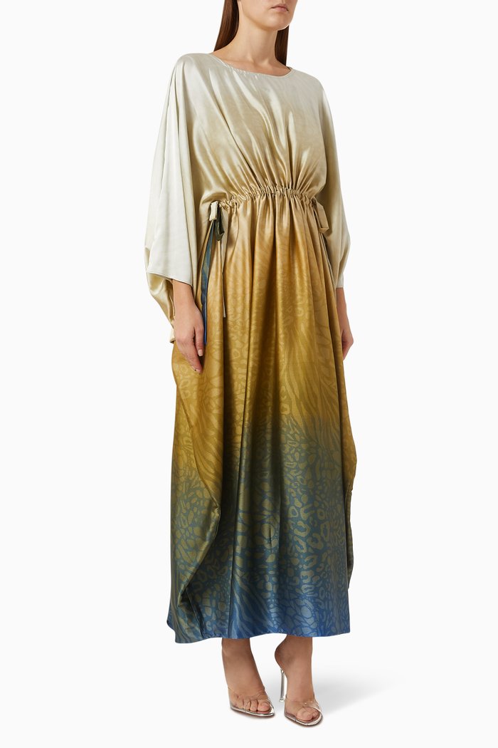 Alya Butterfly Kaftan, Brown