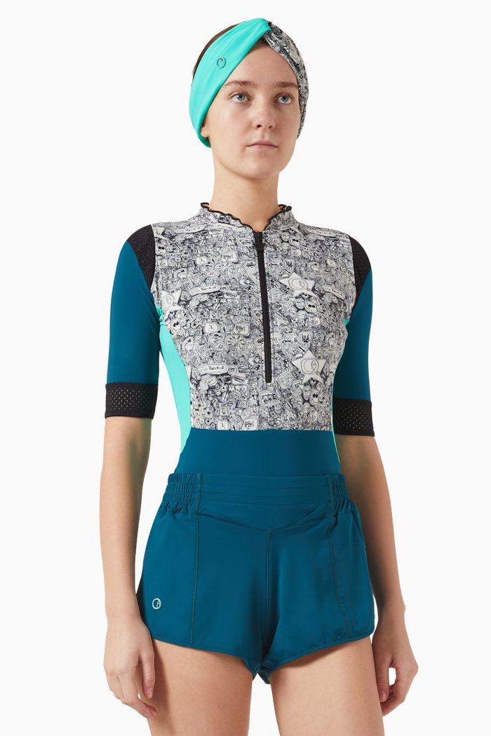 

Malibu Surfset in Lycra, Green