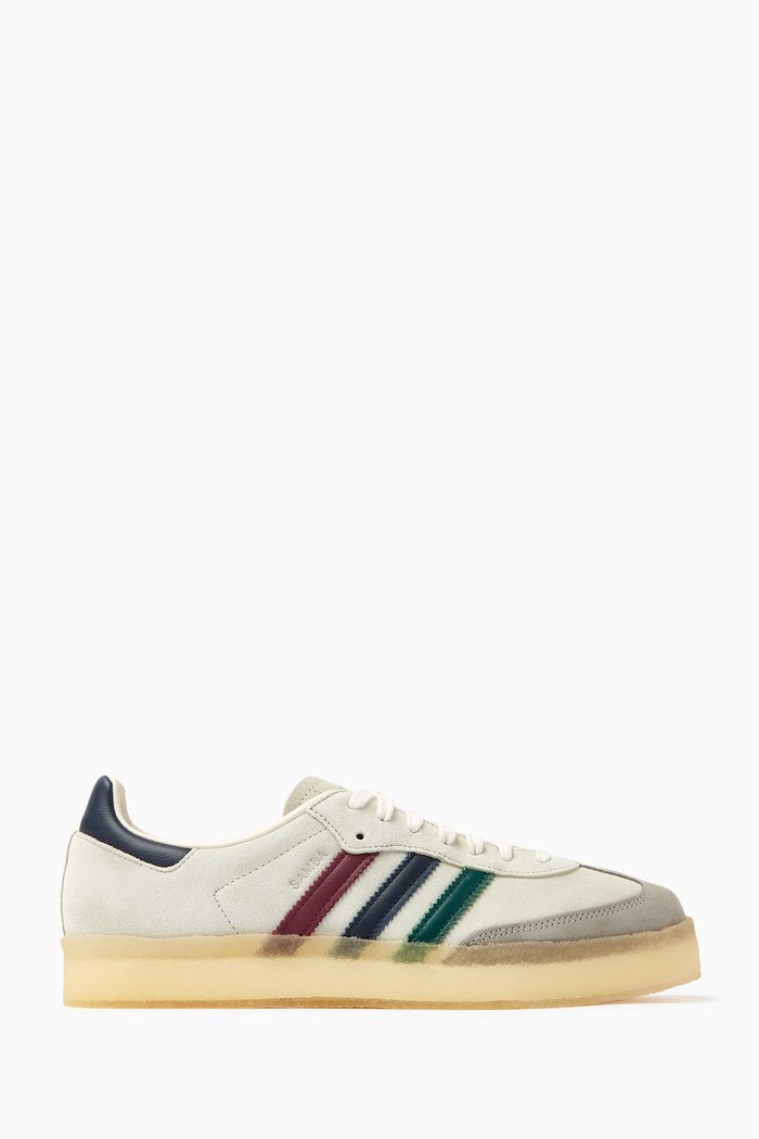 

Clarks x Adidas Samba Sneakers in Suede, White