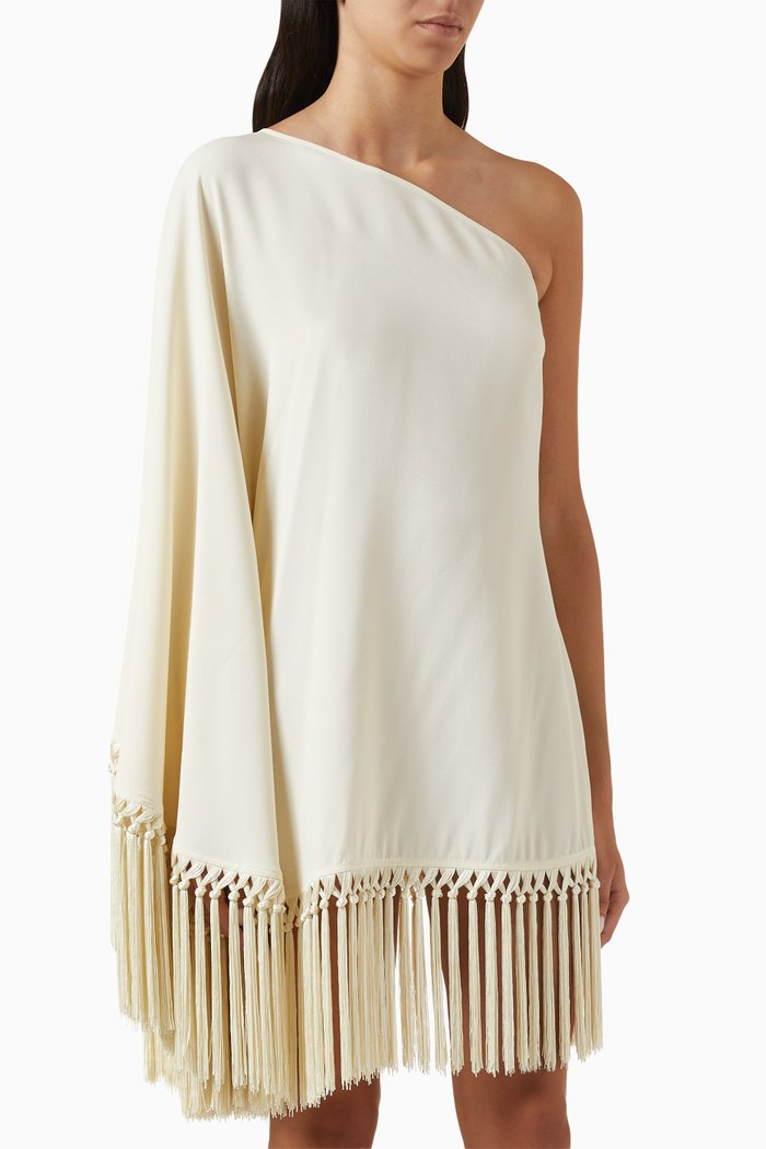 Piccolo Arno Dress in Crepe Cady, Neutral