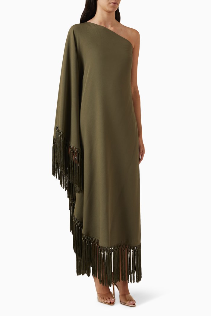

Arno Dress in Crepe Cady, Green