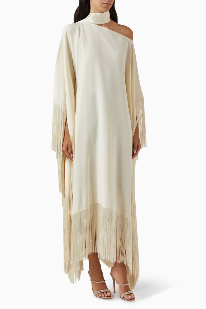 

Tevere Kaftan in Crepe Cady, Neutral