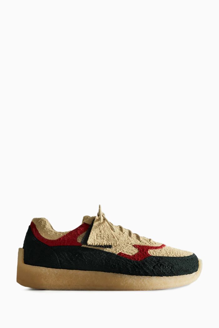 Clarks Originals 8th St Lockhill Sneakers in Suede, Green