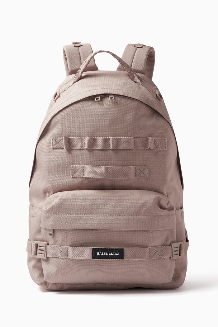 

Army Medium Multicarry Backpack in Recycled Nylon, Neutral