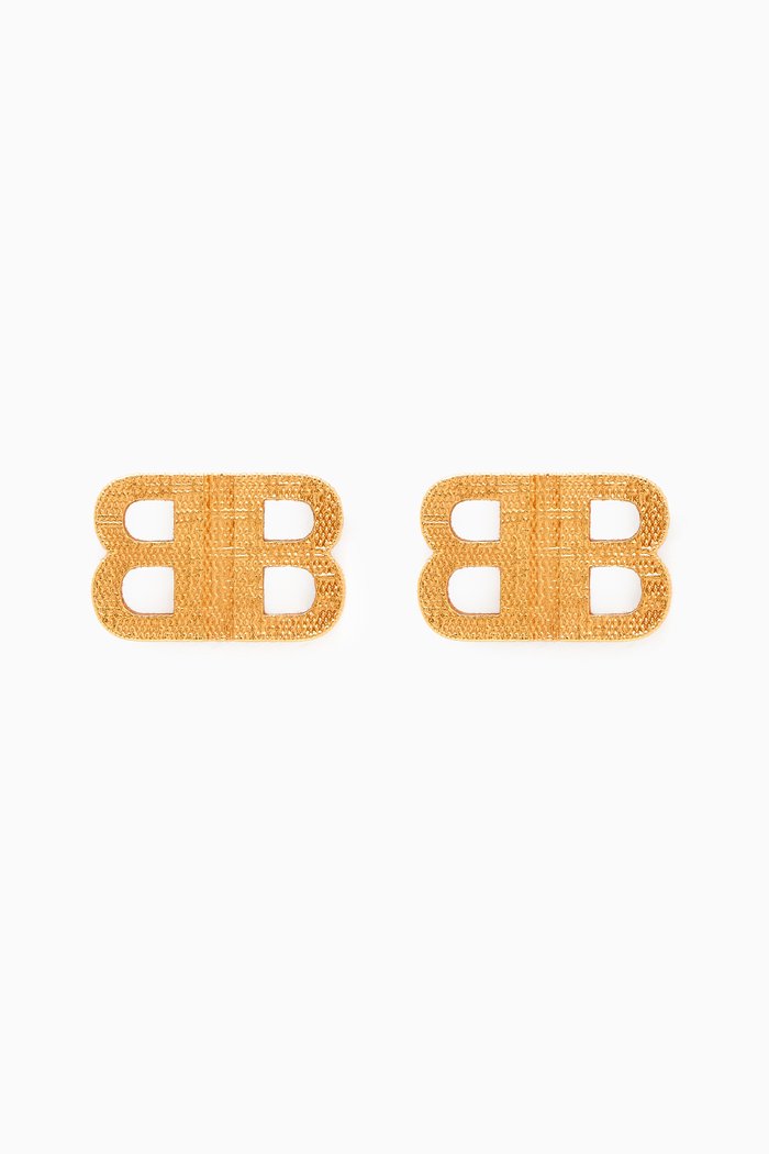 

BB 2.0 Stud Earrings in Brass, Gold