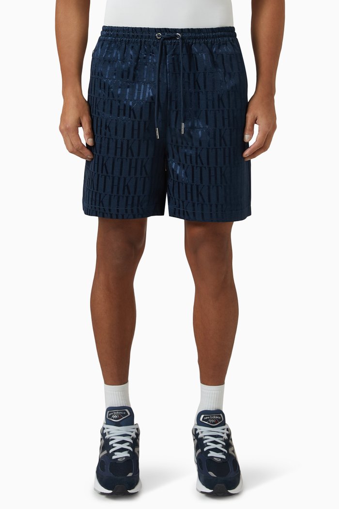 

Cedar Shorts in Jacquard Faille, Blue