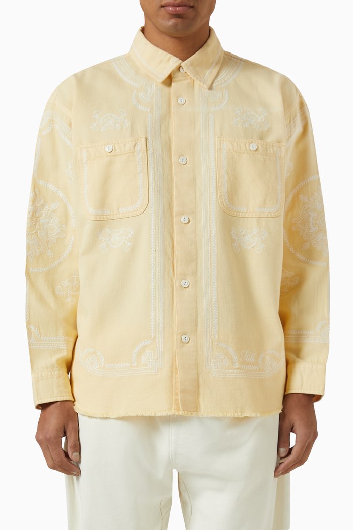 

Apollo Shirt in Denim, Yellow