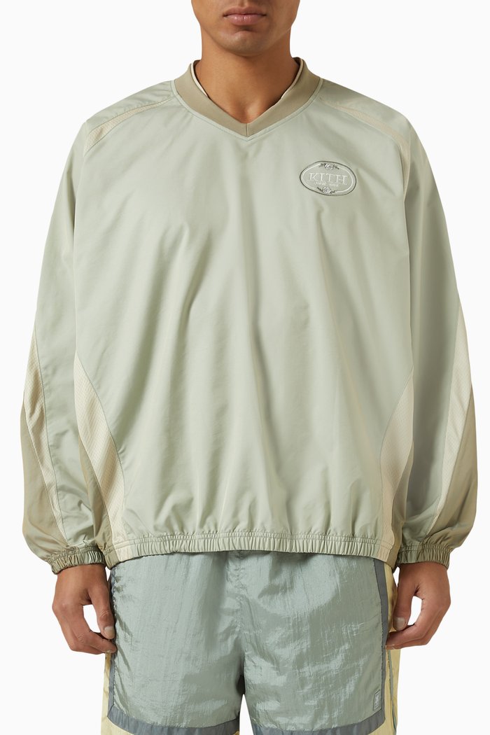 

Dayton Combo Pullover in Nylon, Green