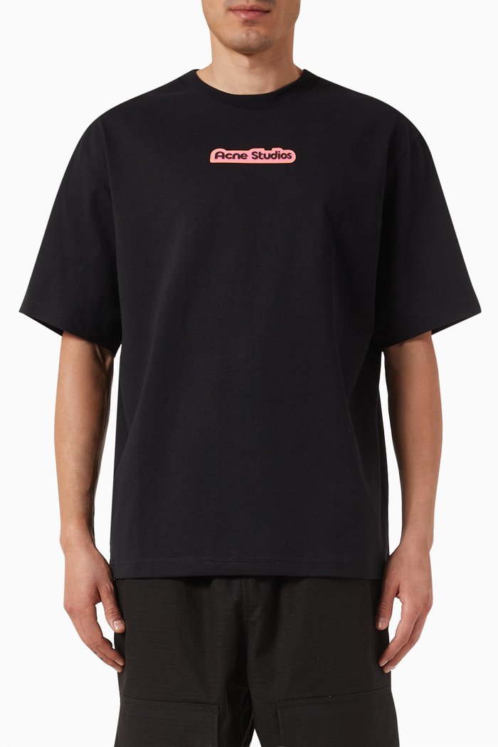 

Logo T-shirt in Cotton Jersey, Black