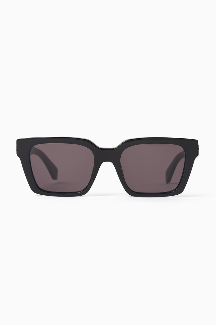 

Branson Square-frame Sunglasses in Acetate, Black