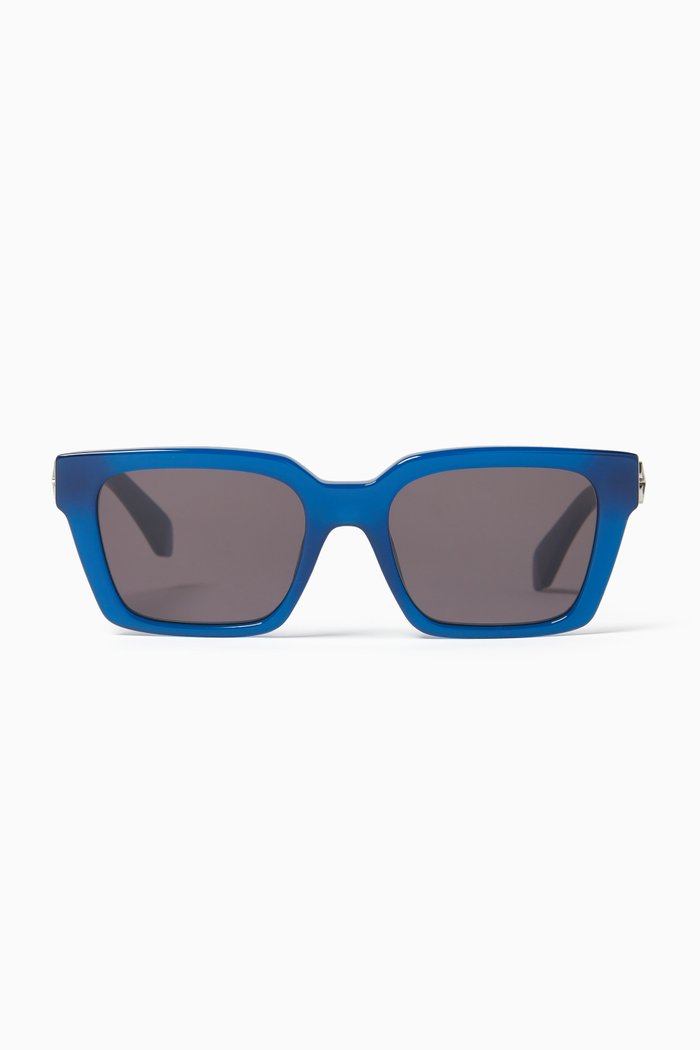 

Branson Square-frame Sunglasses in Acetate, Blue