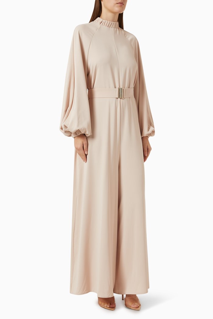 

Carleen Belted Jumpsuit, Neutral