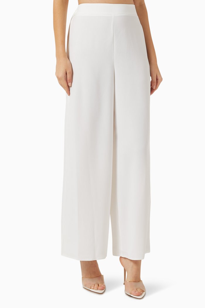 

Harper Wide-leg Pants, White