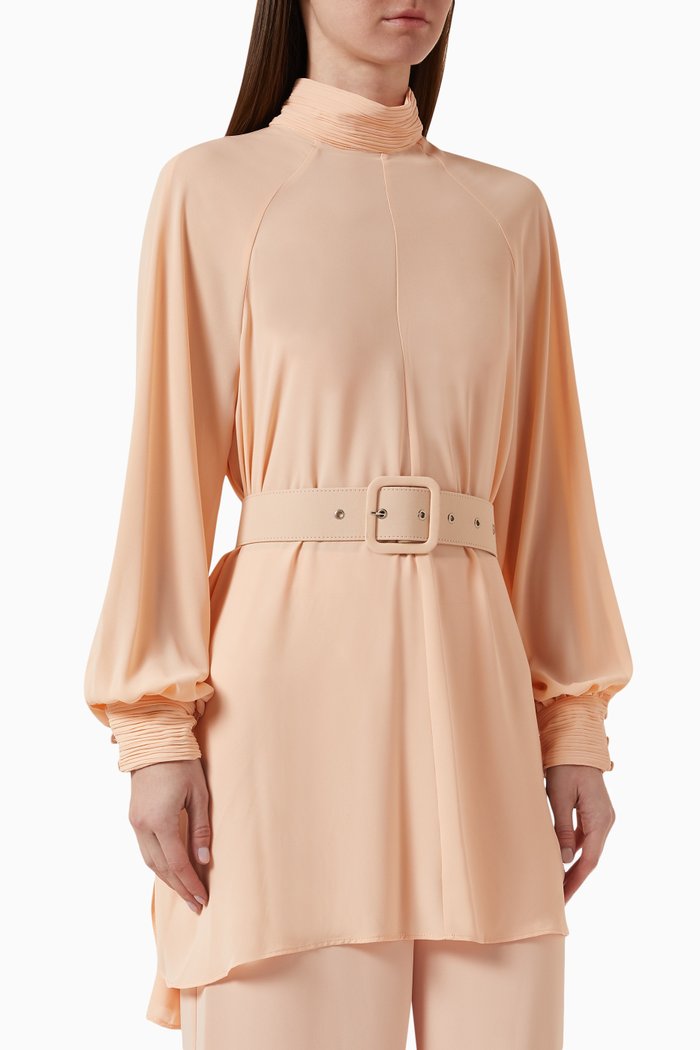

Darian Belted Shirt, Pink