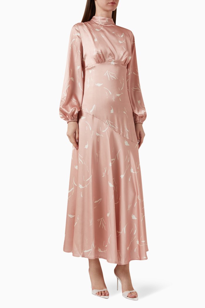 

Dream Printed Maxi Dress, Pink