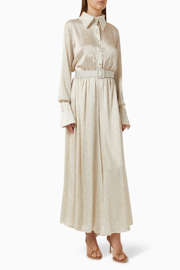 

Amber Belted Jumpsuit, Neutral