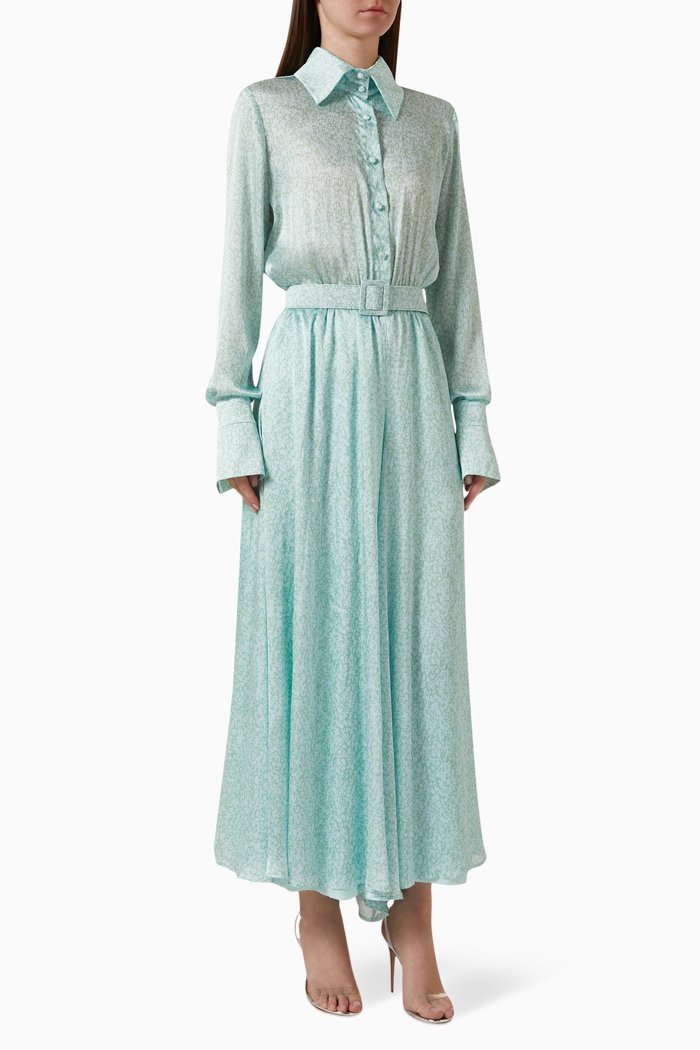 

Amber Belted Jumpsuit, Green