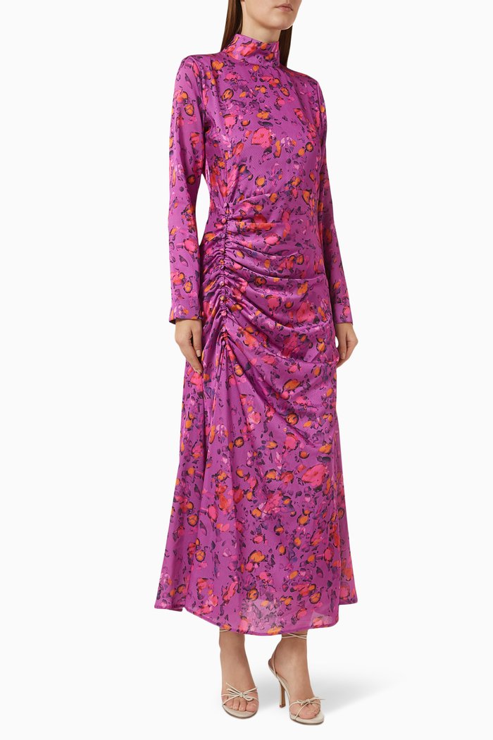 

Valencia Printed Maxi Dress, Pink