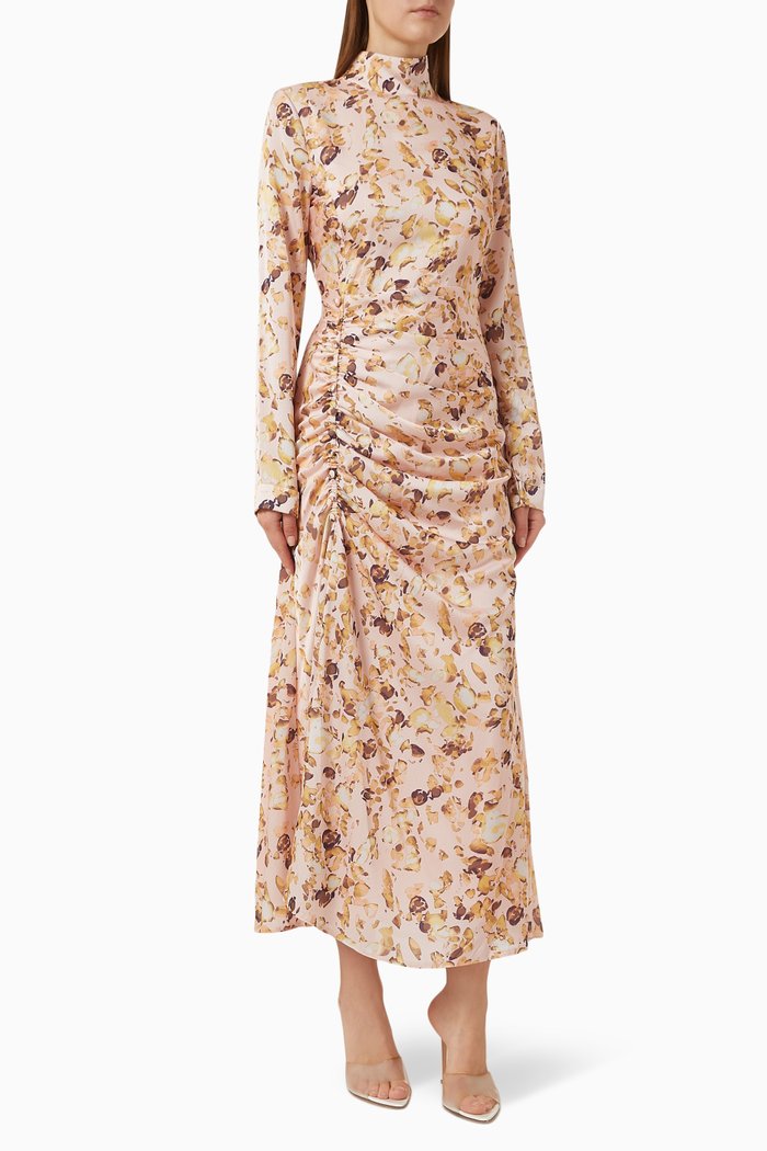 

Valencia Printed Dress, Neutral