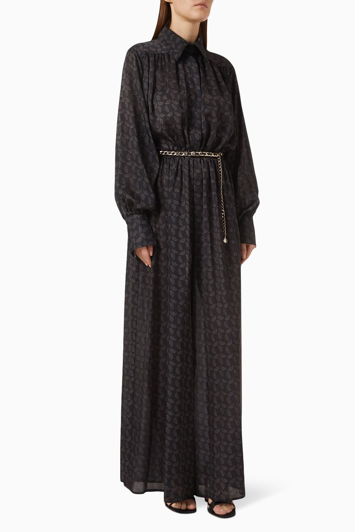Voyage Belted Jumpsuit, Black