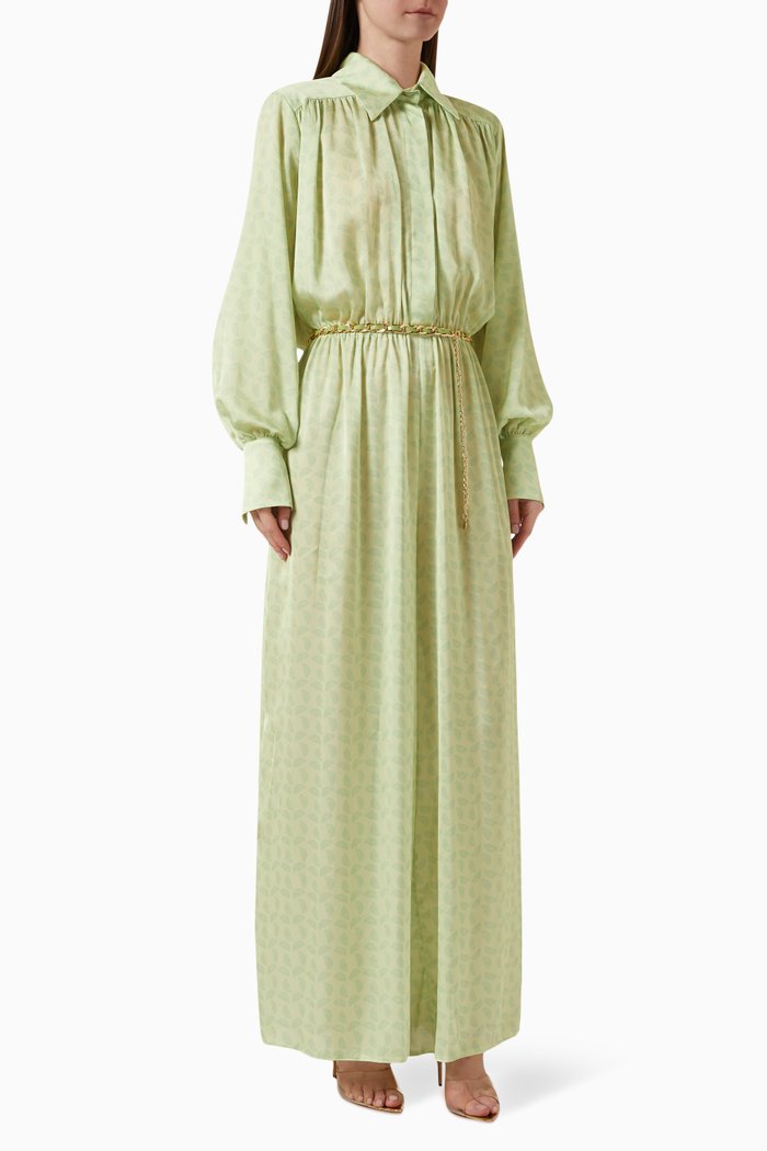 

Voyage Belted Jumpsuit, Green
