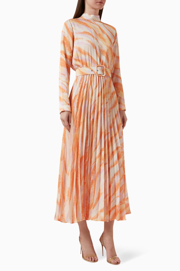 

Owen Belted Dress, Orange