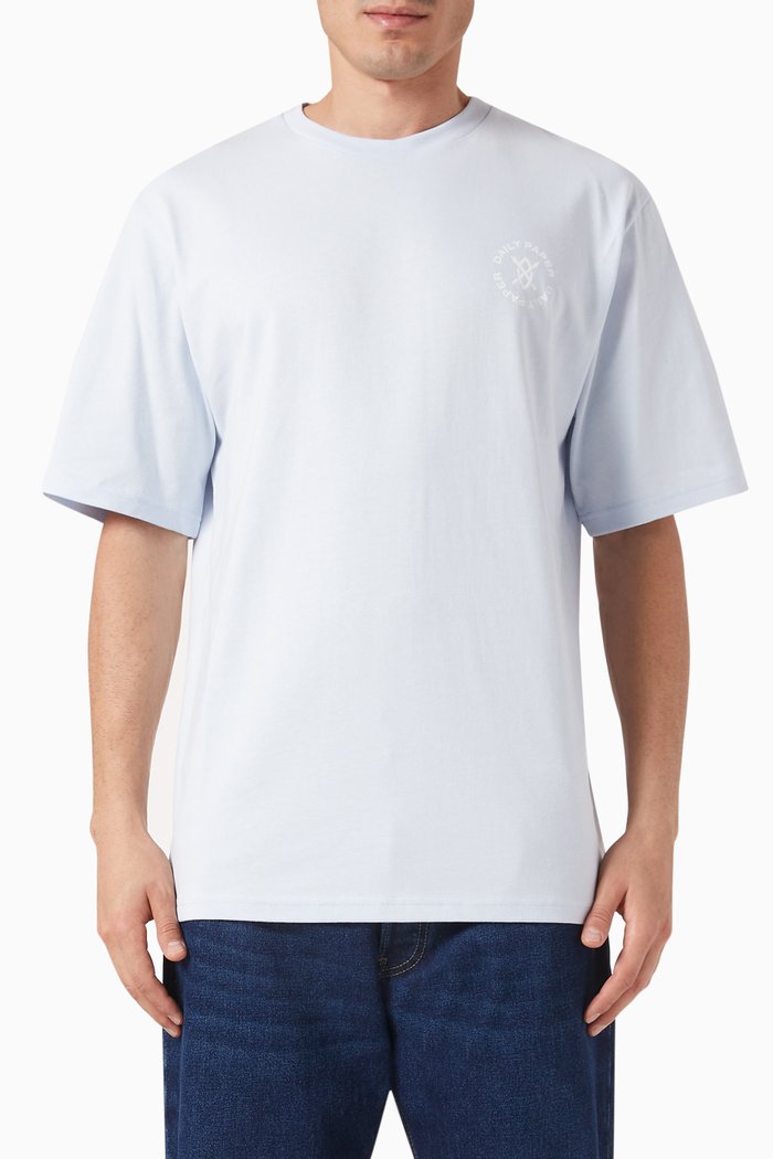 

Circle Logo T-shirt in Cotton-jersey, Blue