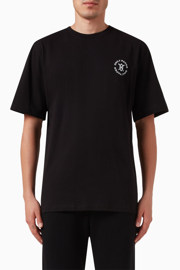

Circle Logo T-shirt in Cotton, Black