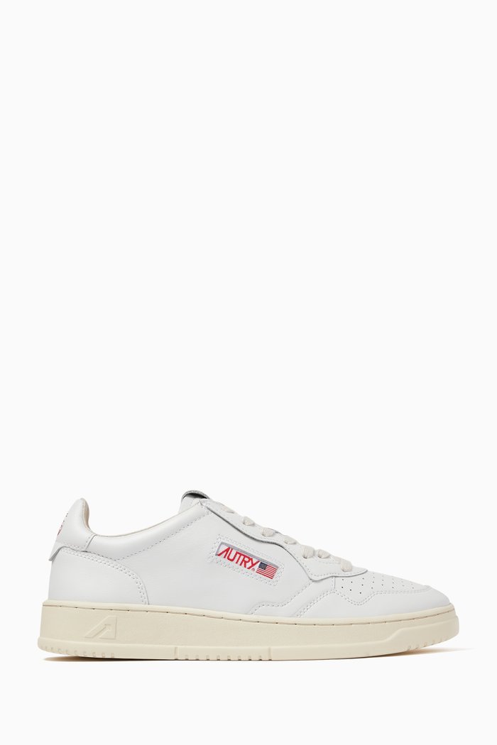 

Medalist Low-top Sneakers in Leather, White