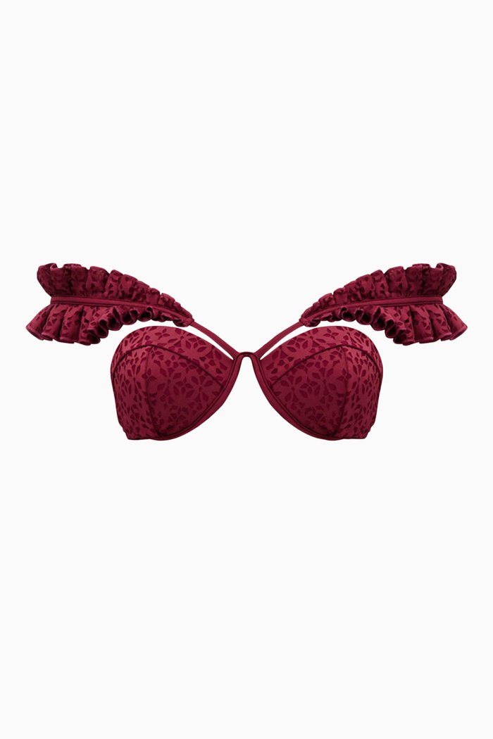 

Mulan Bikini Top, Red