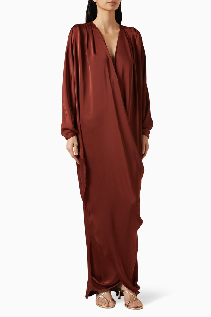 

Tibara Kaftan Dress, Brown