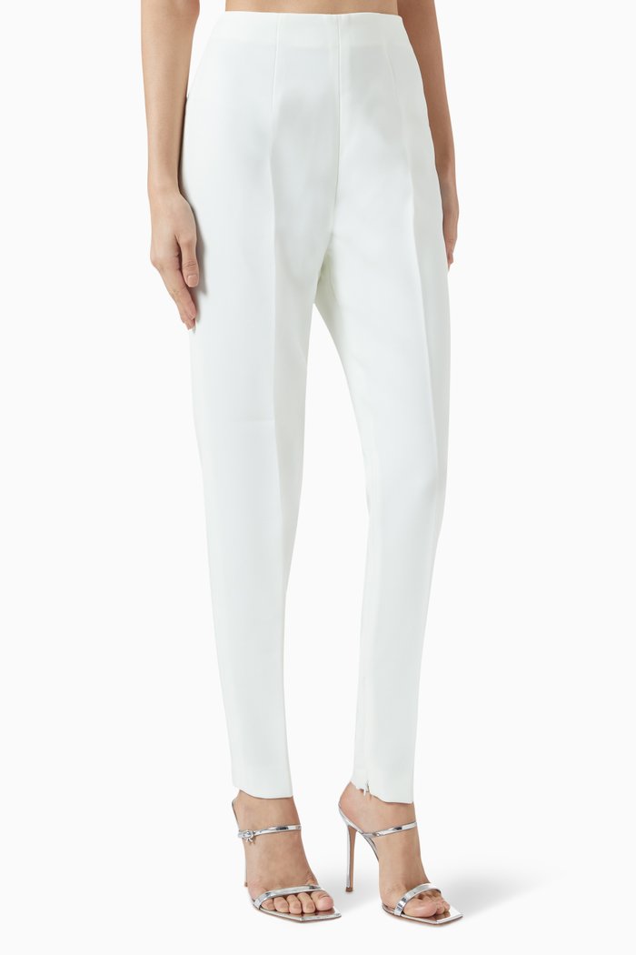 

Slim-fit Pants, White