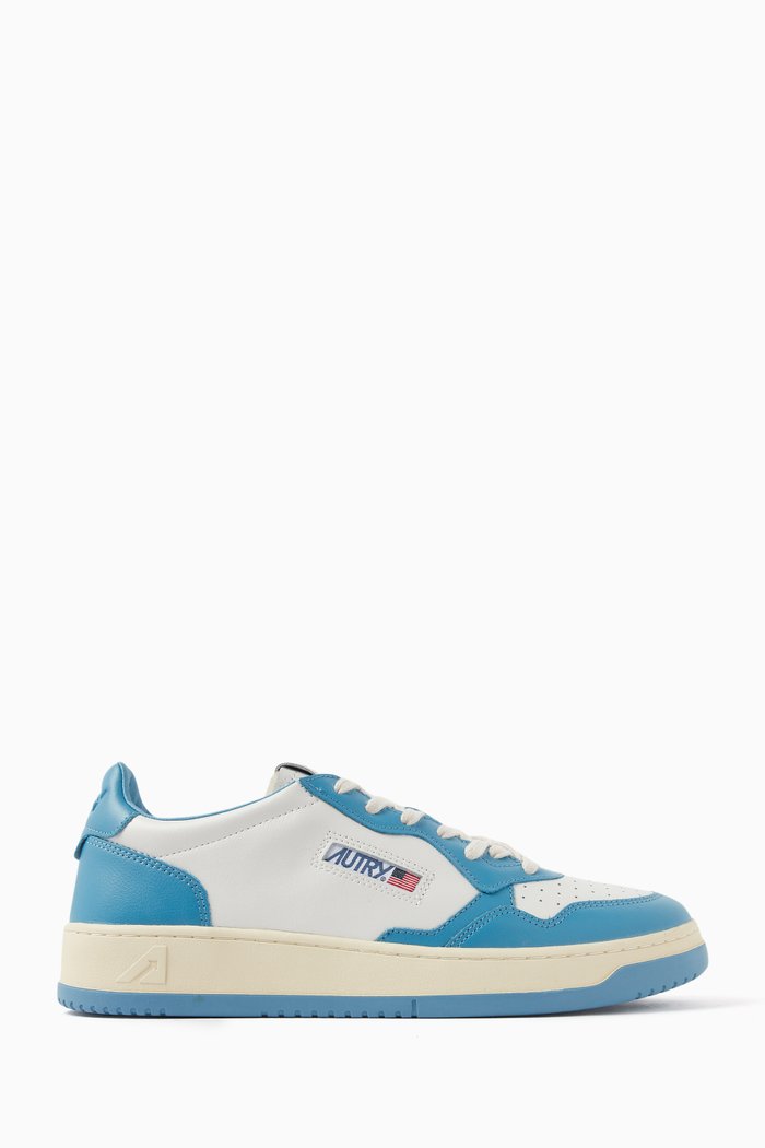 

Medalist Low-top Sneakers in Leather, Blue