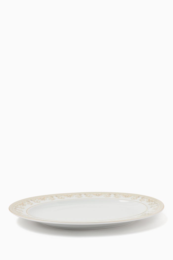 

Medusa Gala Platter in Porcelain, Neutral