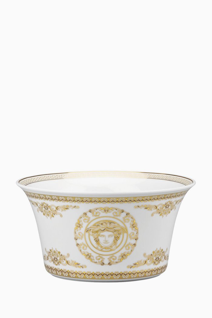 

Versace Medusa Gala Salad Bowl in Porcelain, White