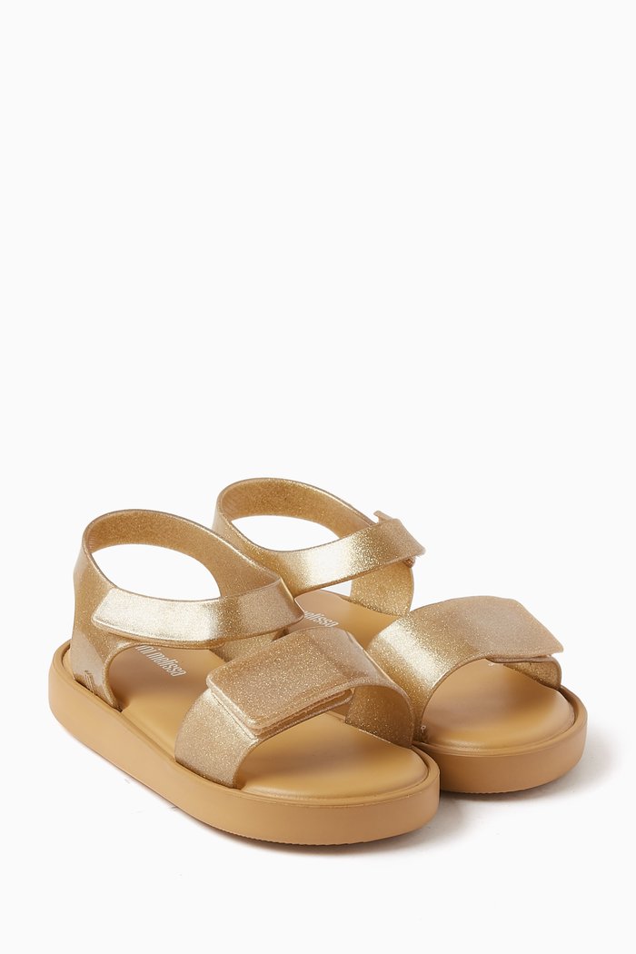

Jump Sandals in Melflex® PVC, Gold