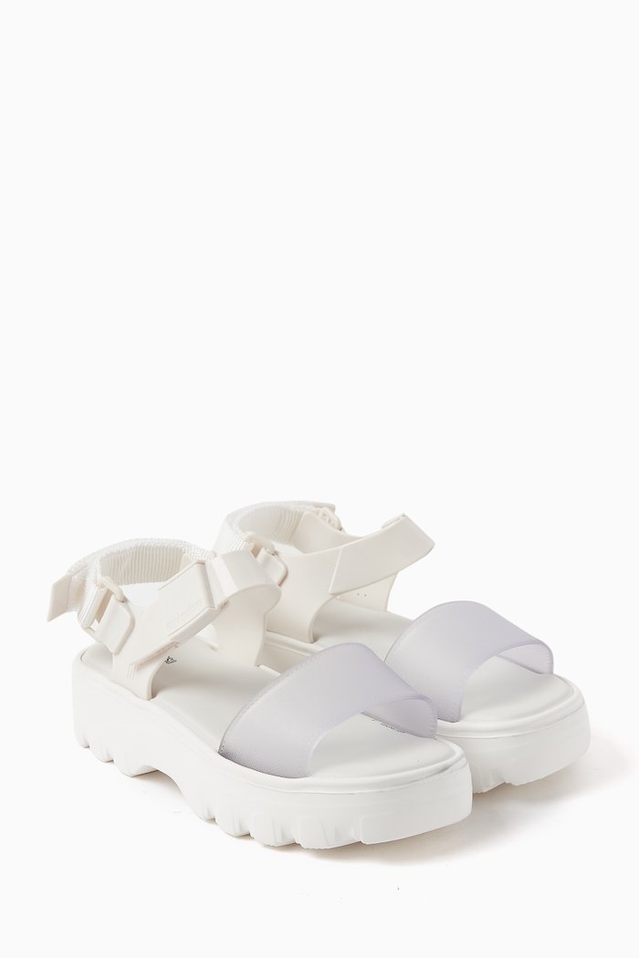 

Kick Off Sandals in Melflex® PVC, White