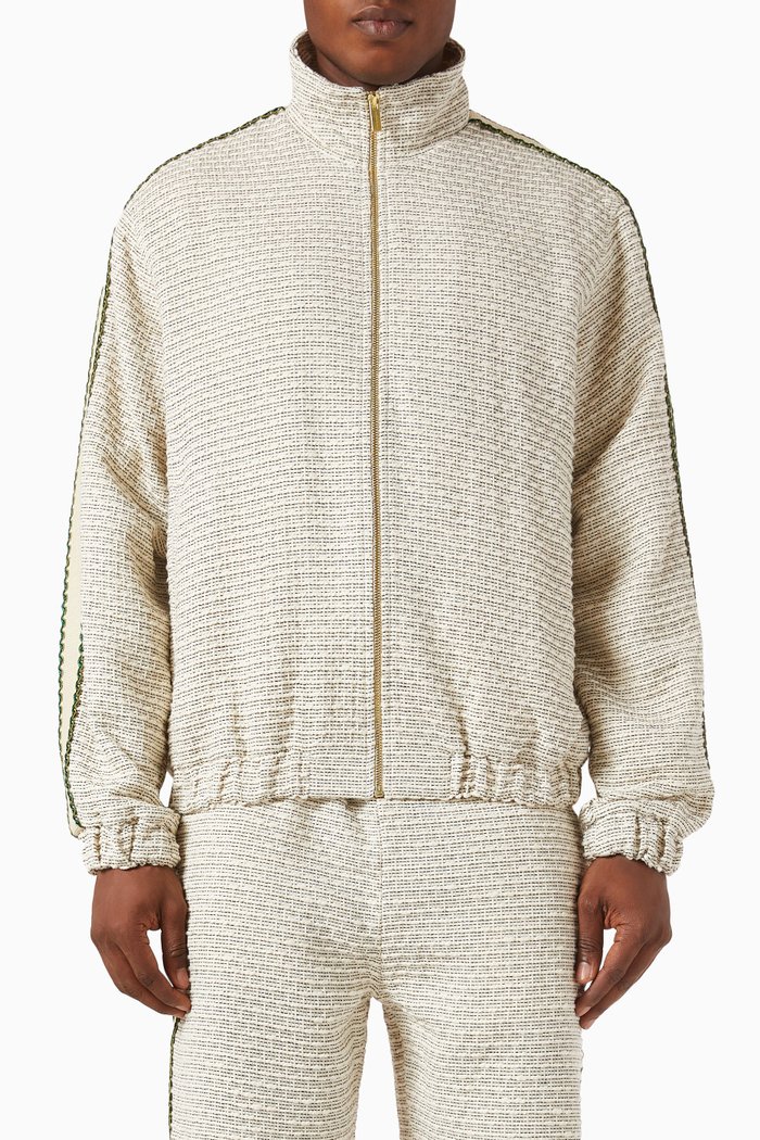 

La Veste Survet Jacket in Tweed, Neutral