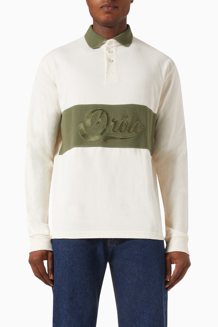 

Le Polo Drole in Cotton, Neutral