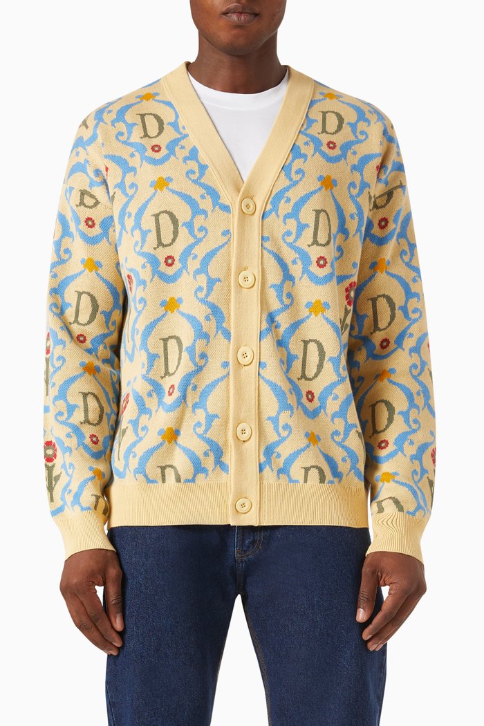 

Le Cardigan Ornements in Cotton, Yellow