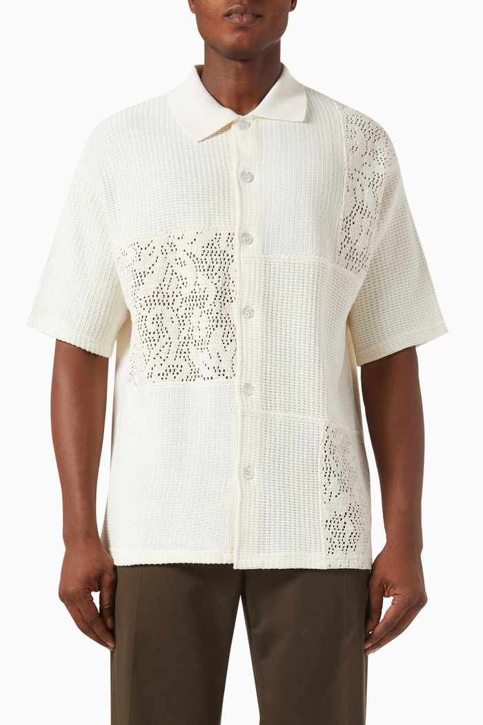 

La Chemise Patchwork in Crochet, Neutral