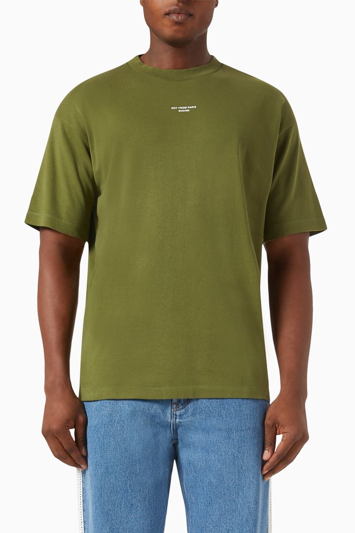 

Le T-Shirt Slogan in Cotton Interlock, Neutral