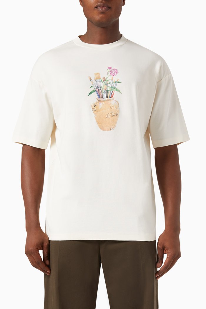

Le T-Shirt in Cotton, Neutral
