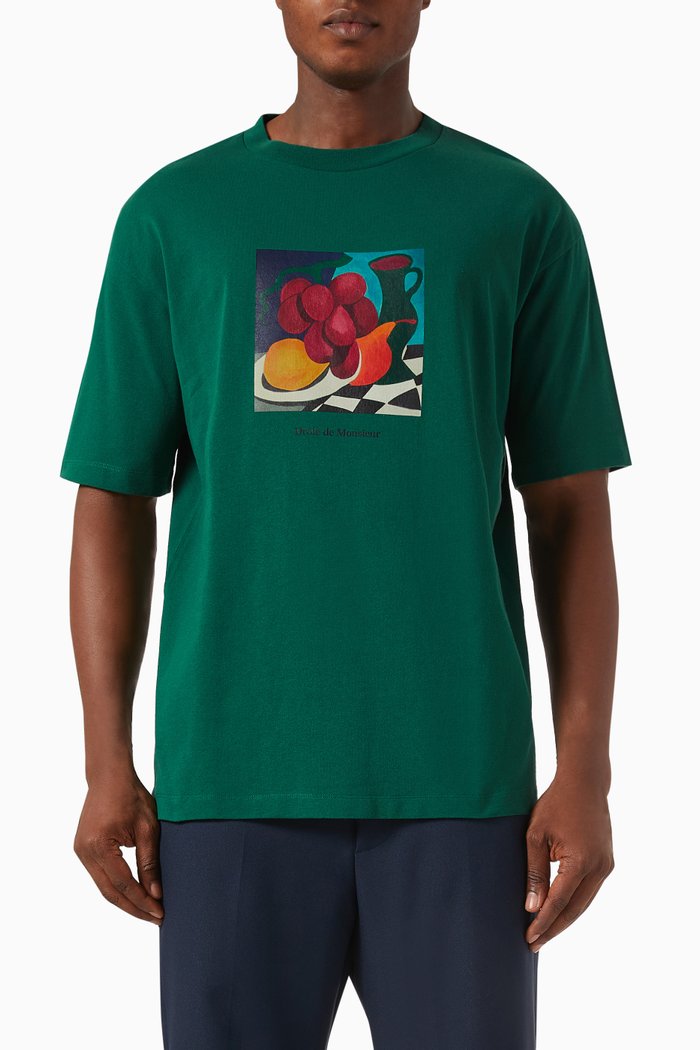 Le T-Shirt in Cotton, Green
