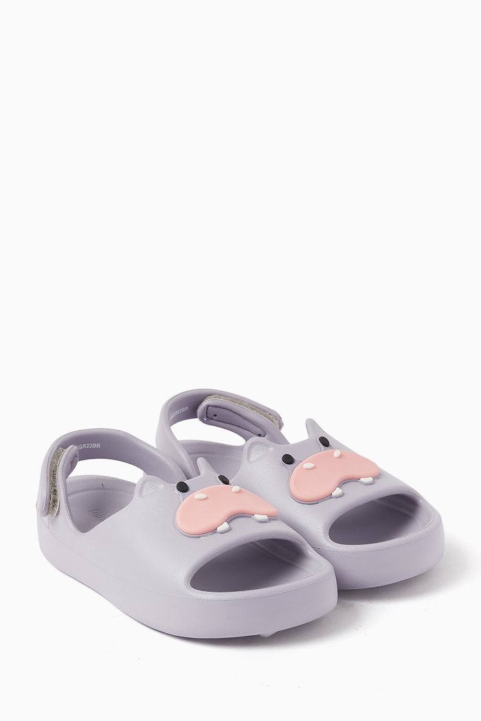 

Free Cute Sandals in PVC, Purple