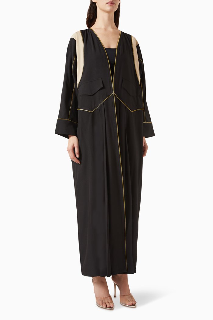 

Formal Abaya in Crepe, Black