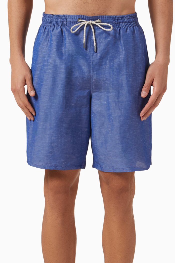 

Swim Shorts in Recycled Polyester, Blue